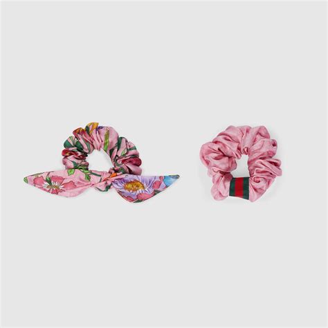 gucci hair comb pink|gucci silk scrunchie.